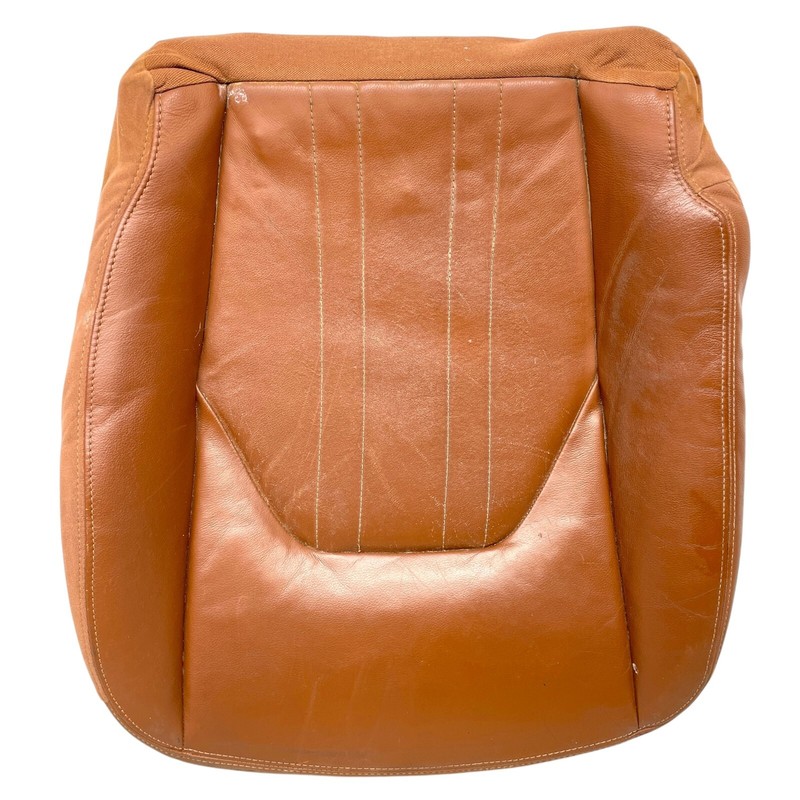 14-17 Maserati Ghibli Front Left Side Lower Bottom Seat Cushion Cover Brown OEM