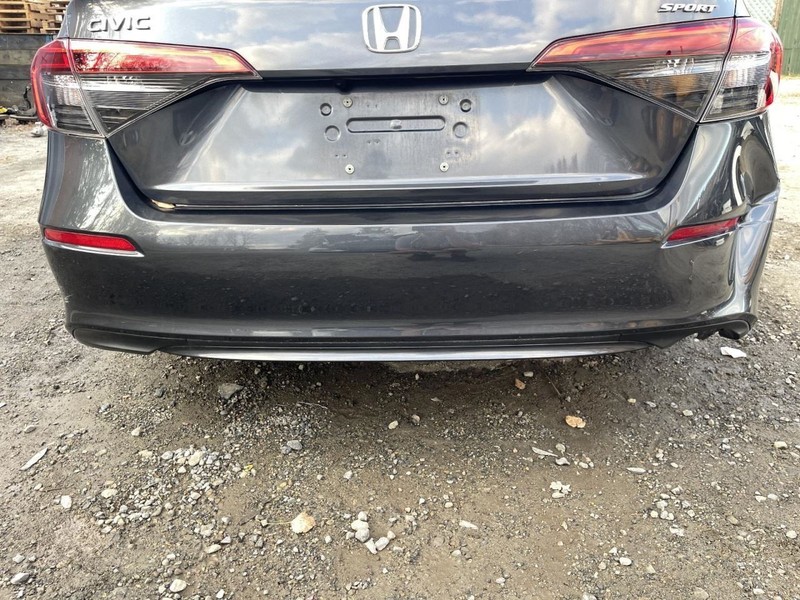 2022-2024 HONDA CIVIC REAR BUMPER COVER GRAY PC:NH904M 2.0L FWD 31K SPORT 61263