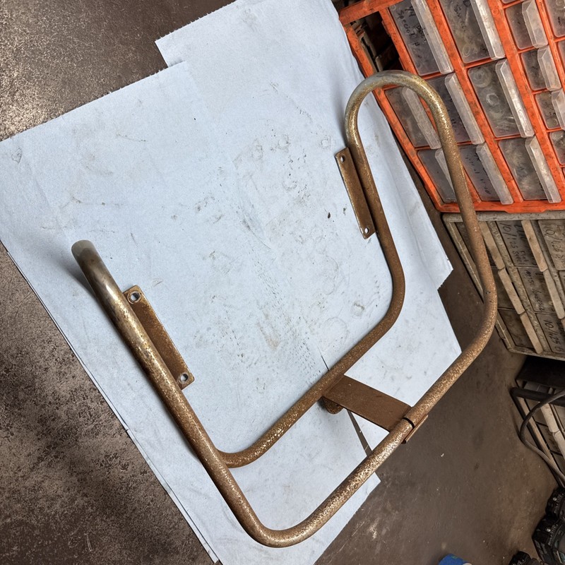 1971 Polaris Charger 488Wide TrackVintage Snowmobile Rear Storage Rack
