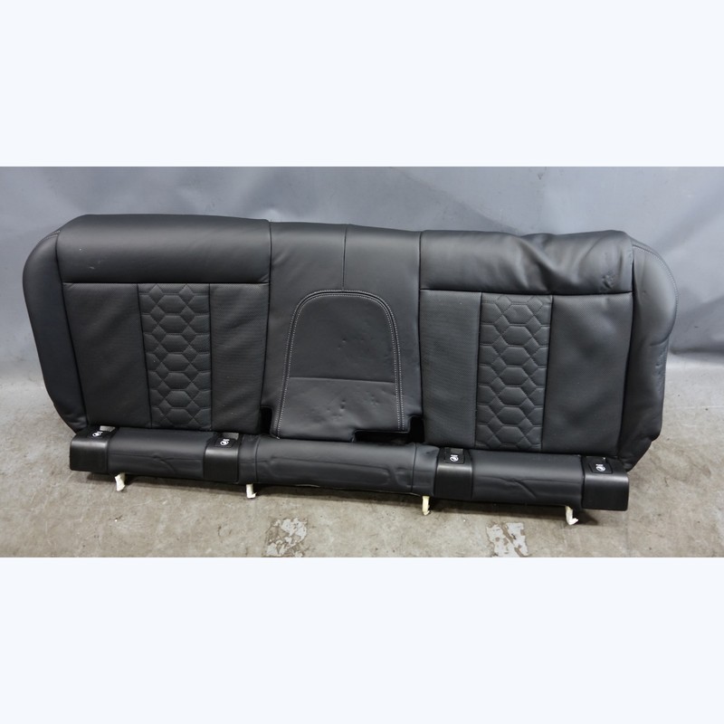 Damaged 20-24 BMW F97 X3M Rear Seat Bottom Bench Pad Black Leather Twisted OEM