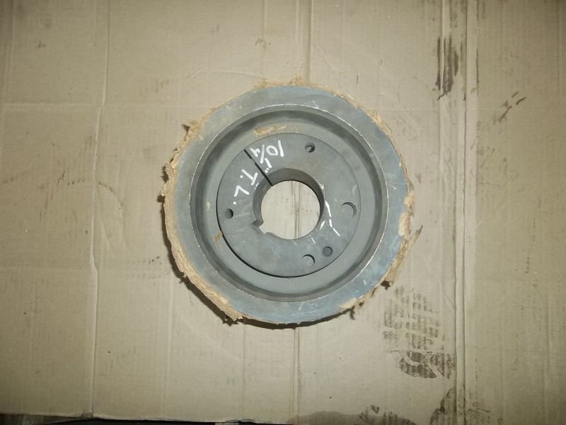Pulley Wheel 6-1/2" x 10-1/2" x 9-1/8" ID 3-5/8" bore x 6-5/8" Outside of Inside