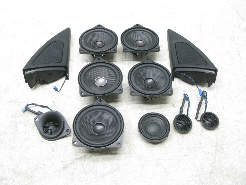 10-17 BMW F07 535i 550i GT FRONT REAR LEFT RIGHT DOOR TWEETER SPEAKER SET 100323