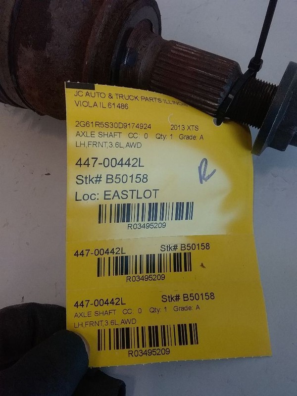 Driver Axle Shaft Outer Assembly 3.6L Fits 14-20 IMPALA 3495209