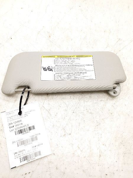 Passenger Right Sun Visor Fits 14-16 Toyota Corolla Gry FD22