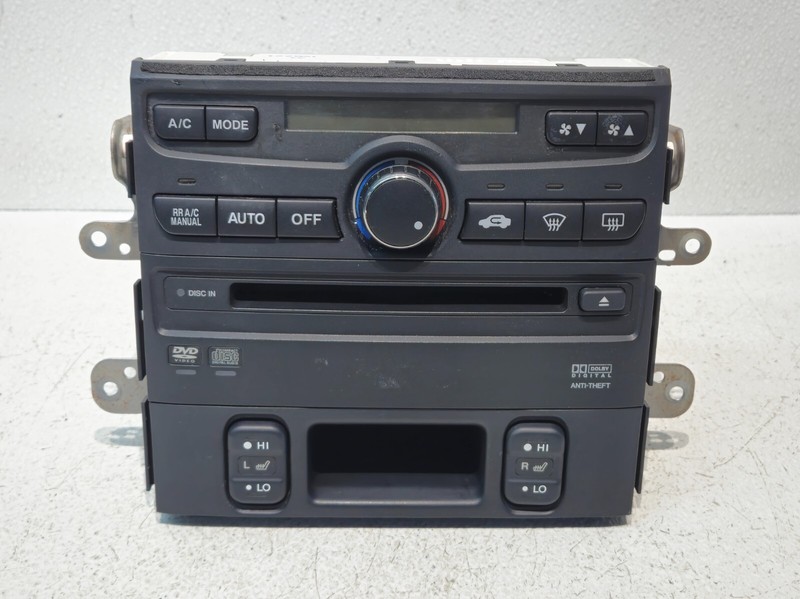 06 07 08 HONDA PILOT DVD ROM DRIVE CD PLAYER CLIMATE CONTROL TEMPERATURE