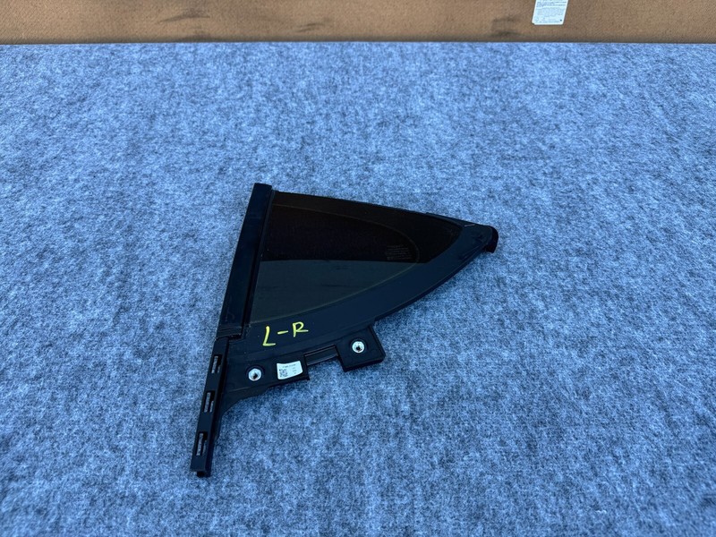 GENESIS G70 2019-2024 OEM REAR LEFT DRIVER QUARTER WINDOW GLASS ASSEMBLY(TINTED)