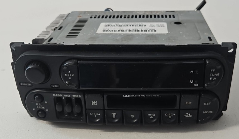1998-2006 Dodge Stratus Radio Tape Am/fm P56038588AL OEM