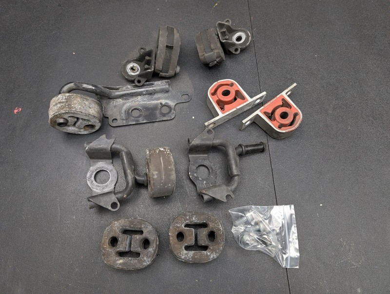 9PC Exhaust Pipe Hanger Brackets Set 2019 Audi A7 4M0253099 2020 2021 2022 -2024