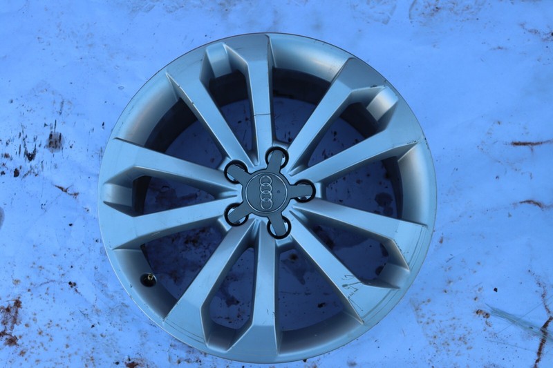 2013-2017 AUDI Q5 WHEEL RIM R18 18X8.5 DOUBLE SPOKE SILVER ORIGINAL OEM