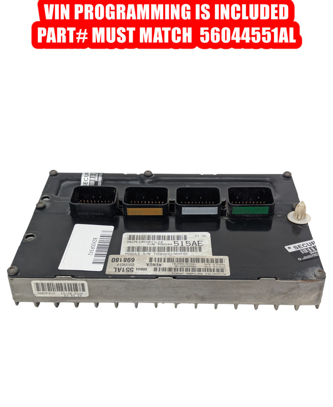 PROGRAMMED VIN PLUG & PLAY 05 GRAND CHEROKEE 4.7L ECU COMPUTER PCM P56044515AE