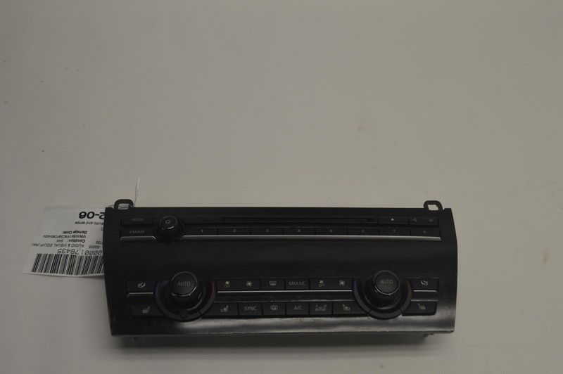 2011-2015 BMW 750LI F02 HVAC CLIMATE TEMPERATURE & RADIO CONTROL PANEL OEM