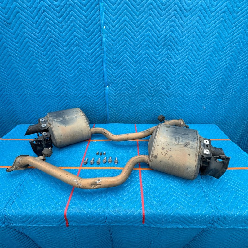 2015–2019 Lexus RC350 Rear Exhaust Muffler Left and Right Set OEM