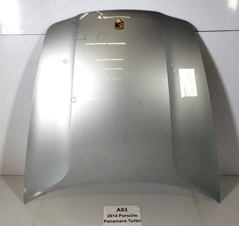 ✅10-16 OEM Porsche Panamera Turbo 970 Front Hood Panel Bonnet Cover Silver NOTE*