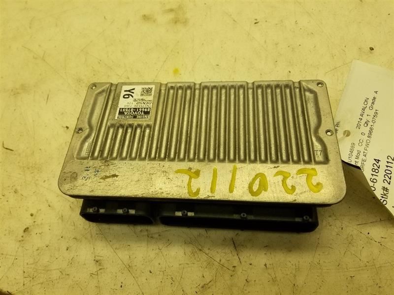 2013-2014 TOYOTA AVALON Engine ECM Electronic Control Module 89661-07591