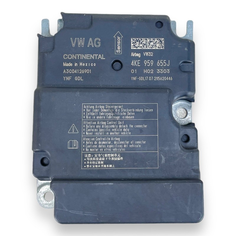 2017-2020 Audi Q7 SRS safety restraint control module OEM 4KE959655