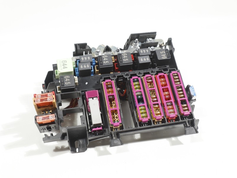 2011-2018 Audi A8 S8 Rear Trunk Fuse Box Relay Junction Holder Module Unit OEM