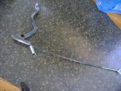 1986 Honda XL600R XL600 XL 600 R Rear Back Brake Lever & Rod Foot Pedal F5