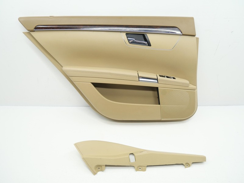 Used Rear Left Driver Side Door Trim Panel 2007-2013 Mercedes Benz S550 OEM