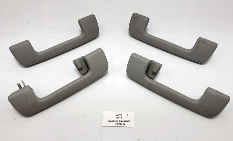 ✅ 15-20 OEM Cadillac Escalade Front Rear Left Right Roof Grab Handle Gray SET