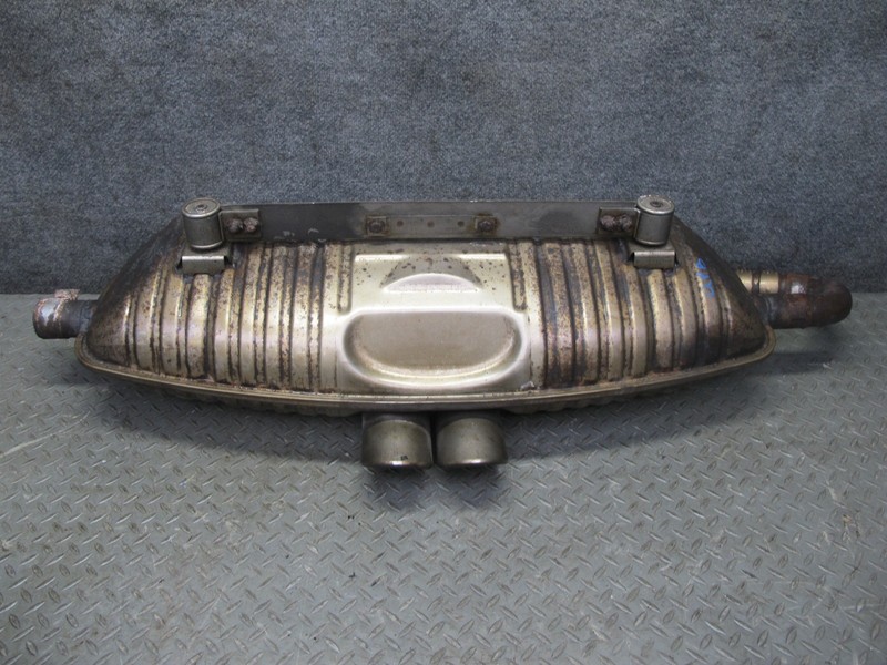 2000-2002 PORSCHE BOXSTER S 986 3.2L REAR EXHAUST MUFFLER W TIPS 99611114105