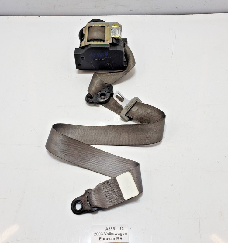 ✅ 99-03 OEM Volkswagen Eurovan MV Front Left Driver Seat Belt Retractor Gray