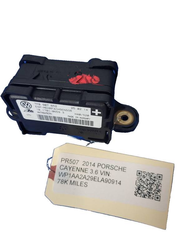 Used Oem Porsche Yaw Rate Sensor Control Module for 2014 Cayenne 3.6L AWD