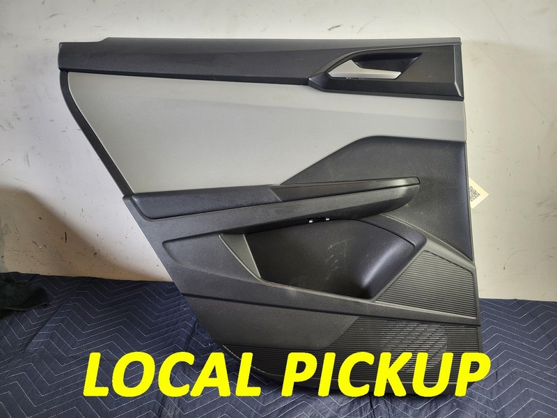Used Oem Volkswagen Left Driver Rear Door Trim Panel for 2022-2024 Taos