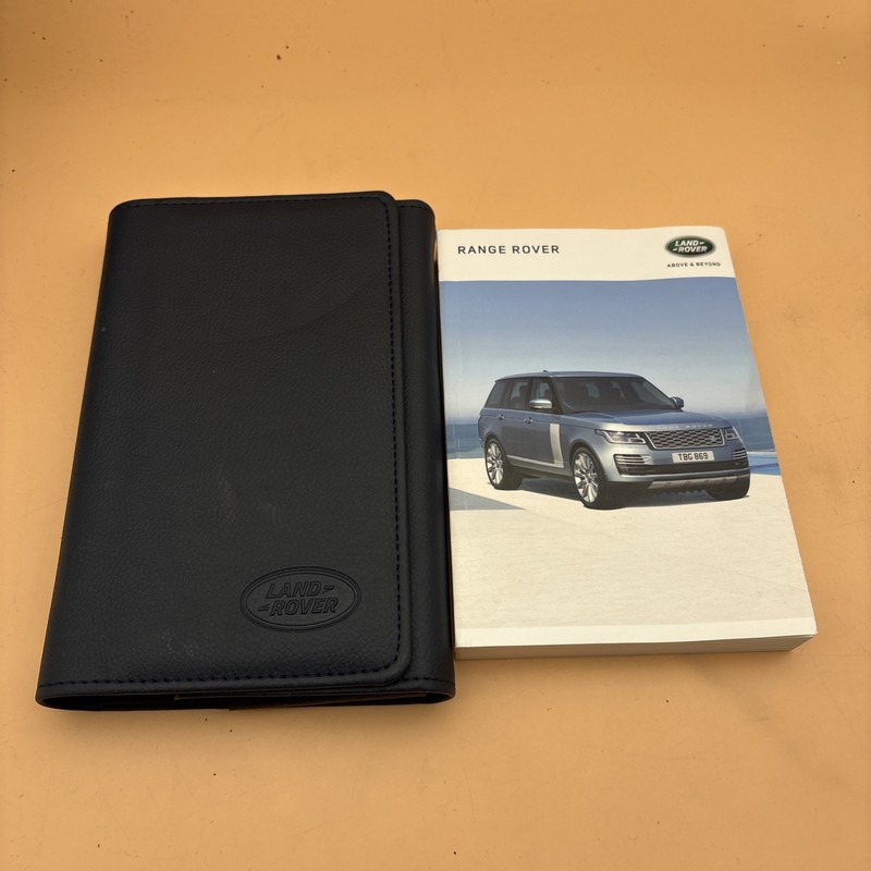 2019 Land Rover RANGE ROVER Owners Manual Base, HSE, Supercharged, Autobiography