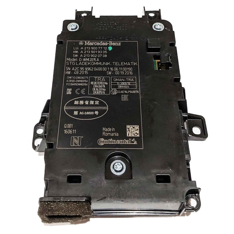 OEM Wireless Charging Control Module Mercedes-Benz W213 E300 E43 E63 2139007712