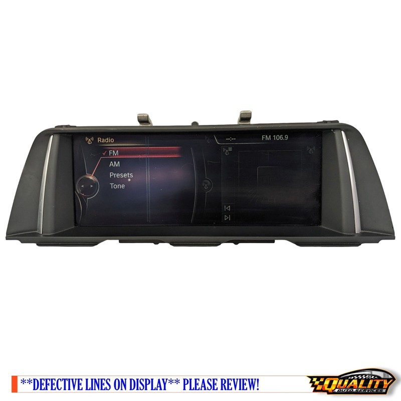 OEM BMW 5' F10 F11 NBT CID Display Screen 10.25" 9321016 9289008 9284974 *DAMAGE
