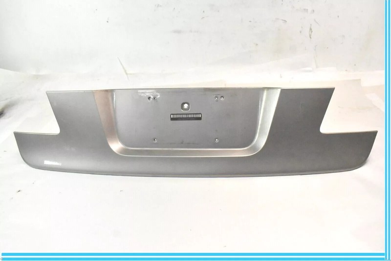 09-15 BMW 750i 750Li Rear Trunk Lid Hatch License Plate Molding Trim Cover OEM