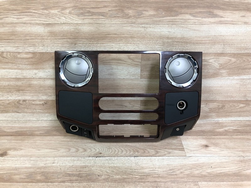 FORD F250 F350 F-250 OEM FRONT AC CLIMATE CONTROL SWITCH RADIO BEZEL 08-10 2