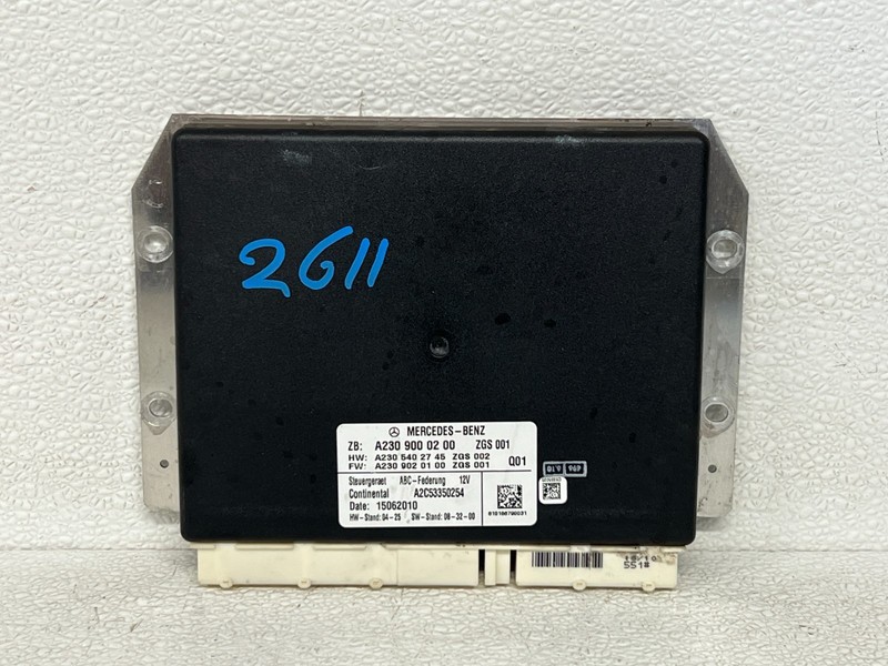 ⭐2007-2012 MERCEDES SL-CLASS BODY SUSPENSION COMPUTER MODULE UNIT OEM LOT2611