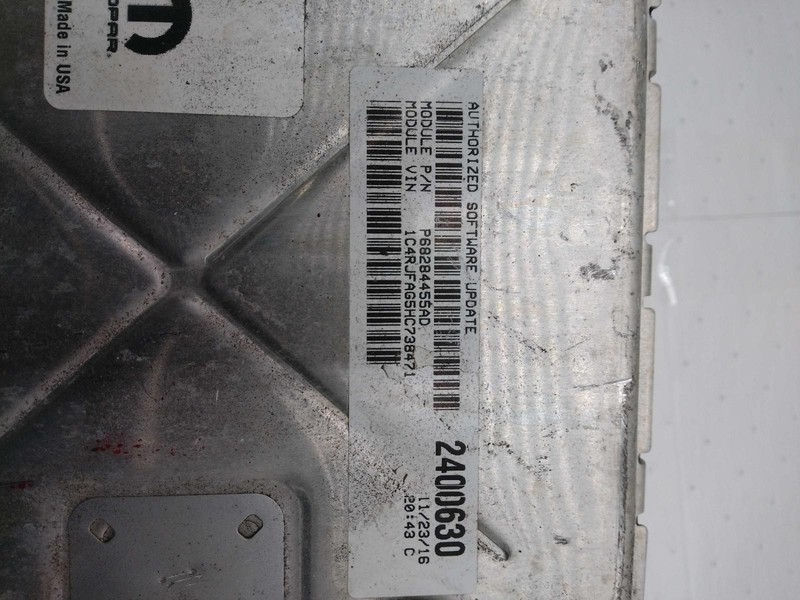 2016-2017 Jeep Grand Cherokee 3.6L Engine Control Module ECM OEM 68243326AA