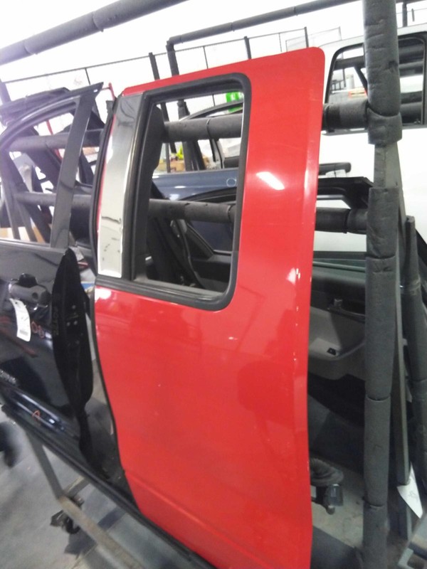2011 Ford F150 Pickup Left Door Red OEM Good Condition 4DR PU 420041