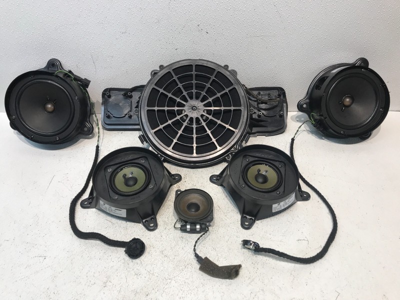 2003-06 MERCEDES CL500 SPEAKERS TWEETERS SUBWOOFER 8 PIECE SET OEM