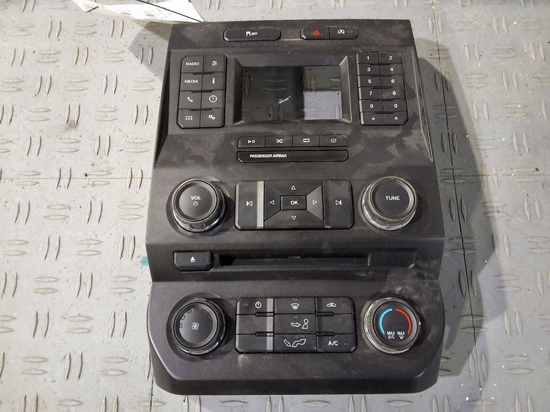 2018 FORD F150 Radio Control Panel ID JL3T-18E243-BSJ thru BSK
