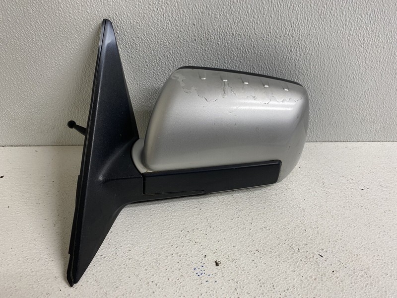 2010-2013 Kia Soul Left Driver Side View Door Mirror Manual Control Lever Silver