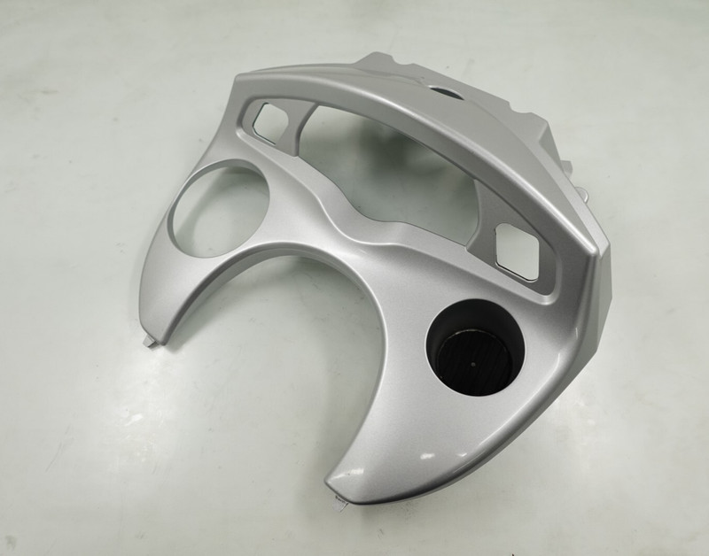 2008 Yamaha FX HO 1100 OEM Console Dash Gauge Cover (Silver) F1X-U8262-20-P1