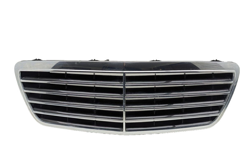 00-03 Mercedes W210 E320 Front Hood Radiator Trim Cover Grille Chrome