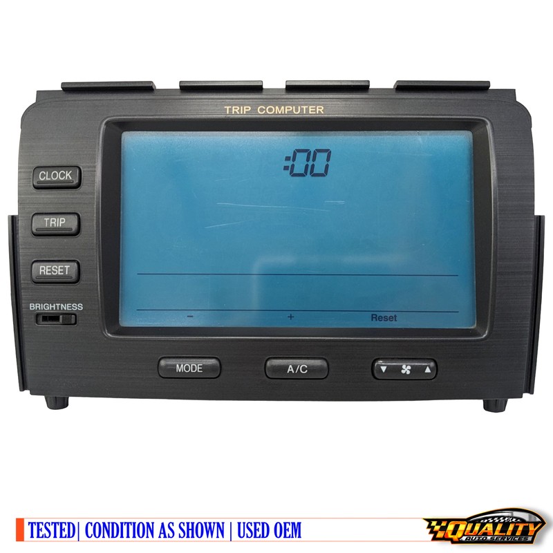 2004-2006 ACURA MDX Trip Computer Display Screen AC Clock W/O Navigation OEM