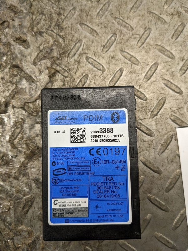 2010 10 2011 11 Chevy Camaro Multimedia AUX Player PDIM Bluetooth Module 1190098