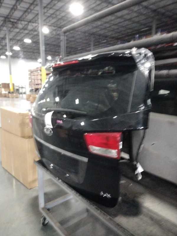 Used Deck Lid fits: 2016 Kia Sedona manual lift w/o rear view camera privacy tin
