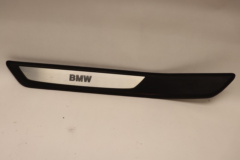 2010-2012 BMW 750LI F01 F02 REAR LEFT DRIVER DOOR SILL SCUFF PLATE TRIM OEM