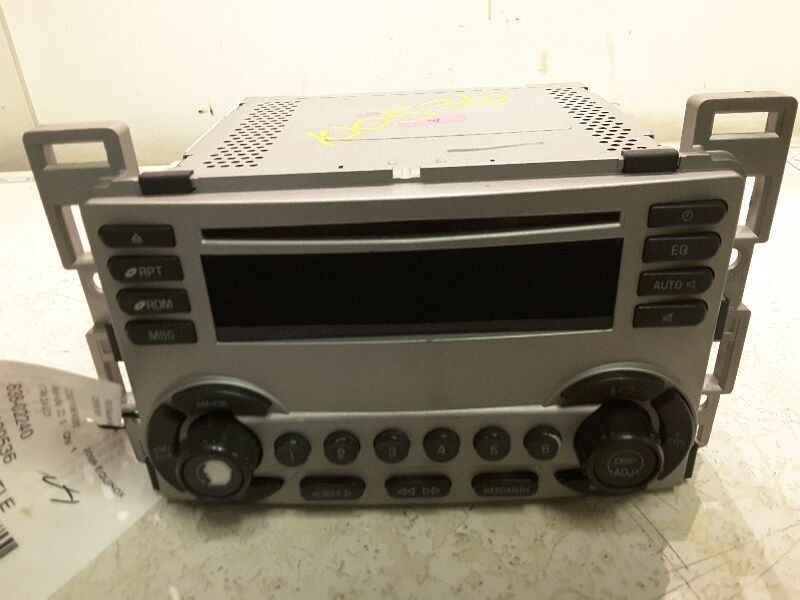 AUDIO EQUIPMENT AM-FM-CD PLAYER OPT U1C FITS 06 EQUINOX 166550