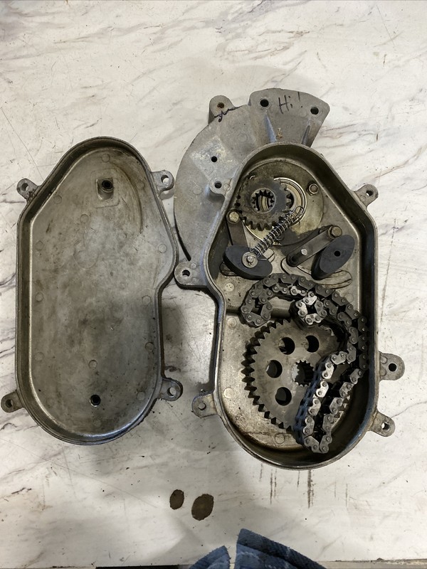 70’s - 1980 Arctic Cat Jag 3000 340 Snowmobile ChaincaseChain Case With Gears.