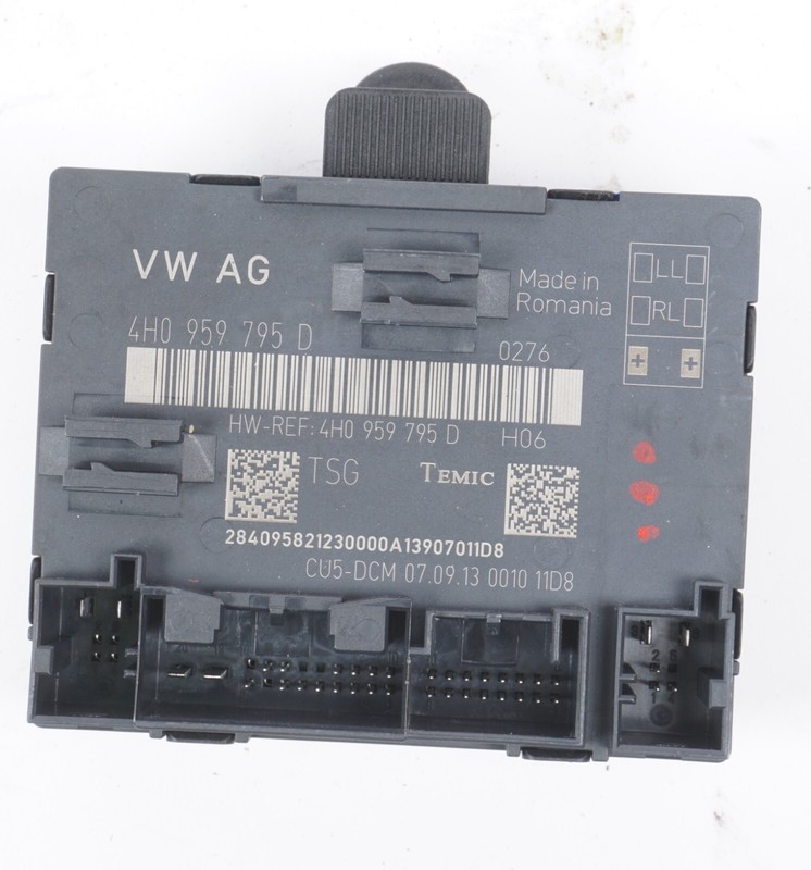 2011 - 2017 Audi A8L A8 Rear Left Driver Side Door Control Module Unit OEM