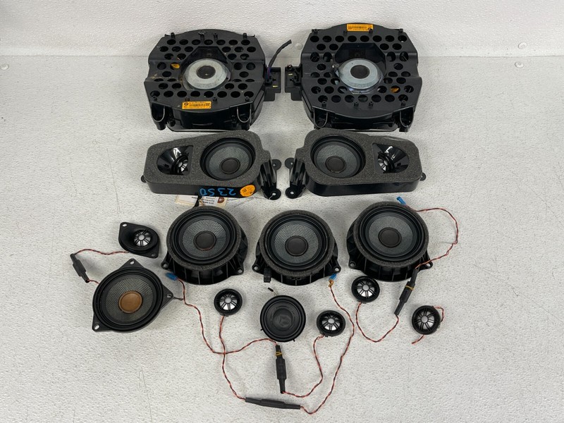 ⭐2014-2018 BMW X5 F15 HARMAN KARDON WOOFER TWEETER SPEAKER SET OEM LOT2350