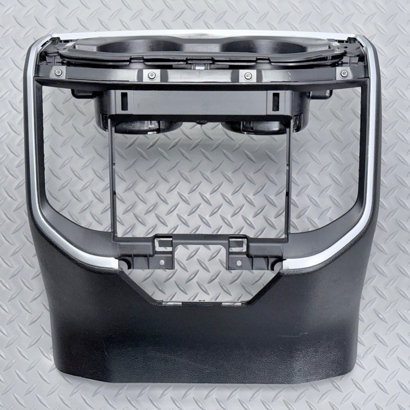 ✅ 2019-26 RAM 1500 5th Gen. OEM CENTER CONSOLE END CAP BEZEL CUP HOLDER Black