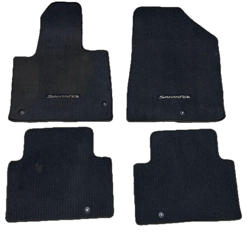Hyundai Santa Fe floor mats 2018 floor mat carpet complete set of 4 assy OEM